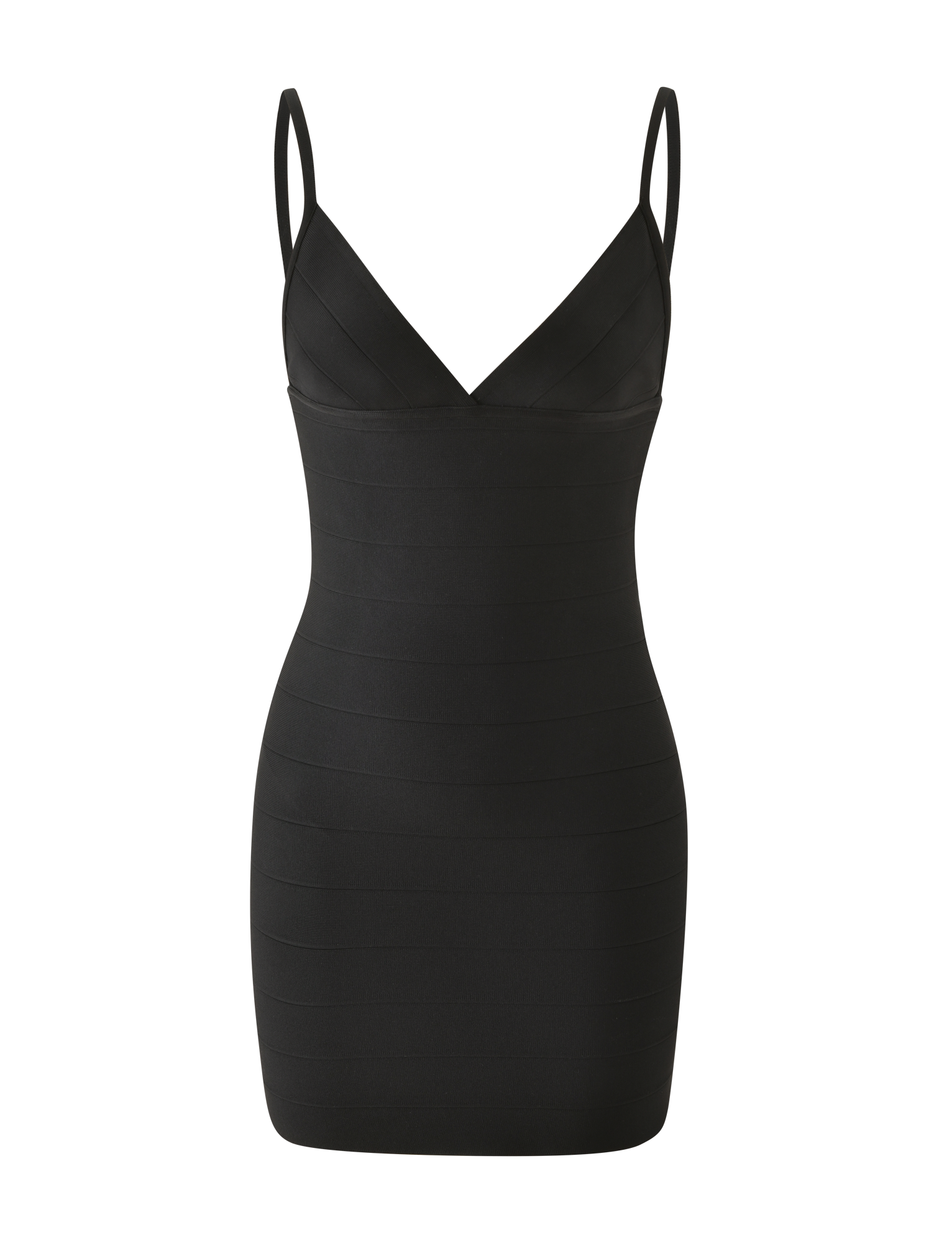 WEN BANDAGE MINI DRESS - BLACK