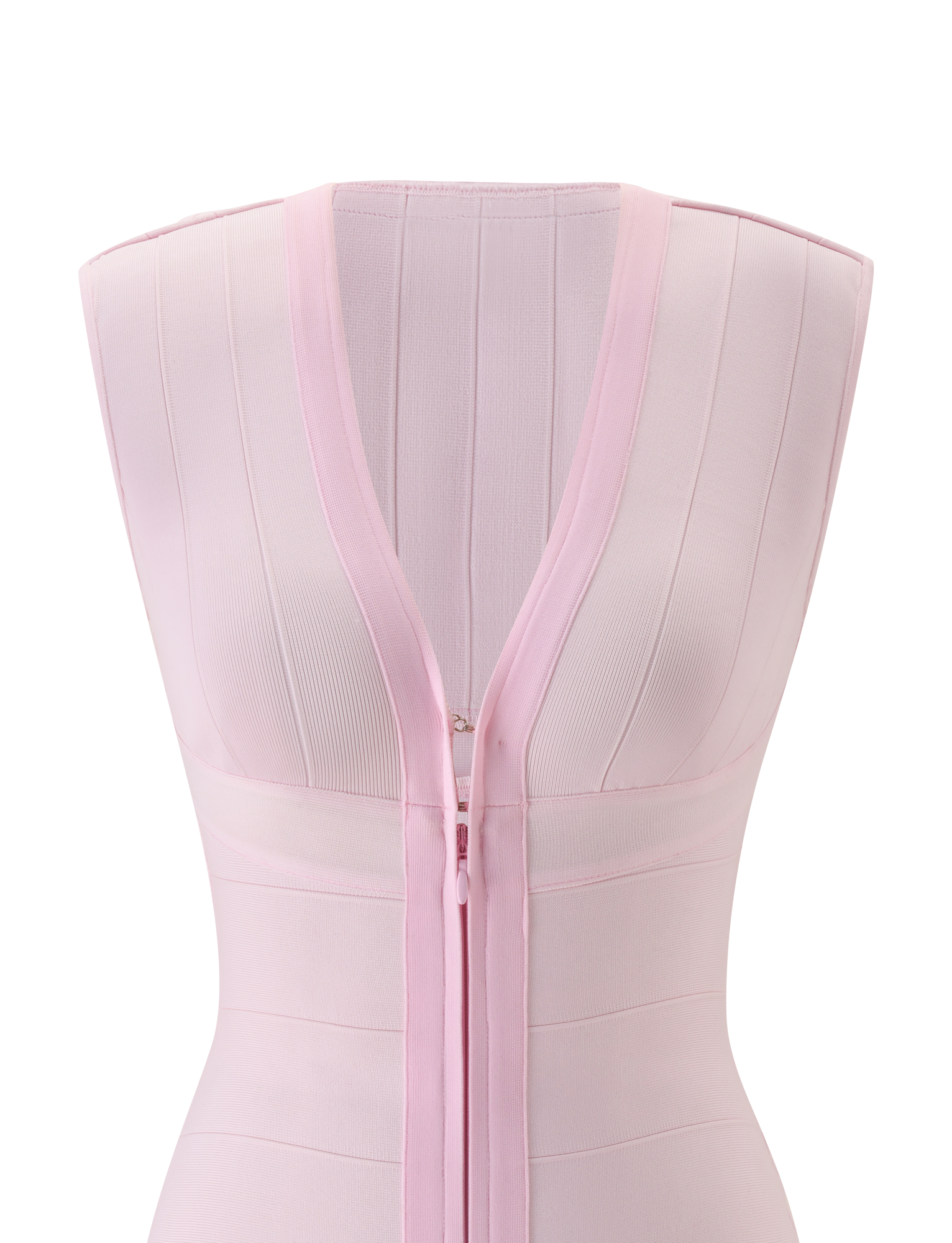 EMBER MINI BANDAGE DRESS - BABY PINK