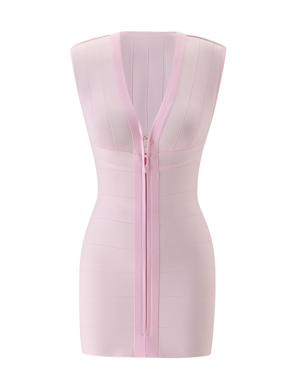 EMBER MINI BANDAGE DRESS - BABY PINK
