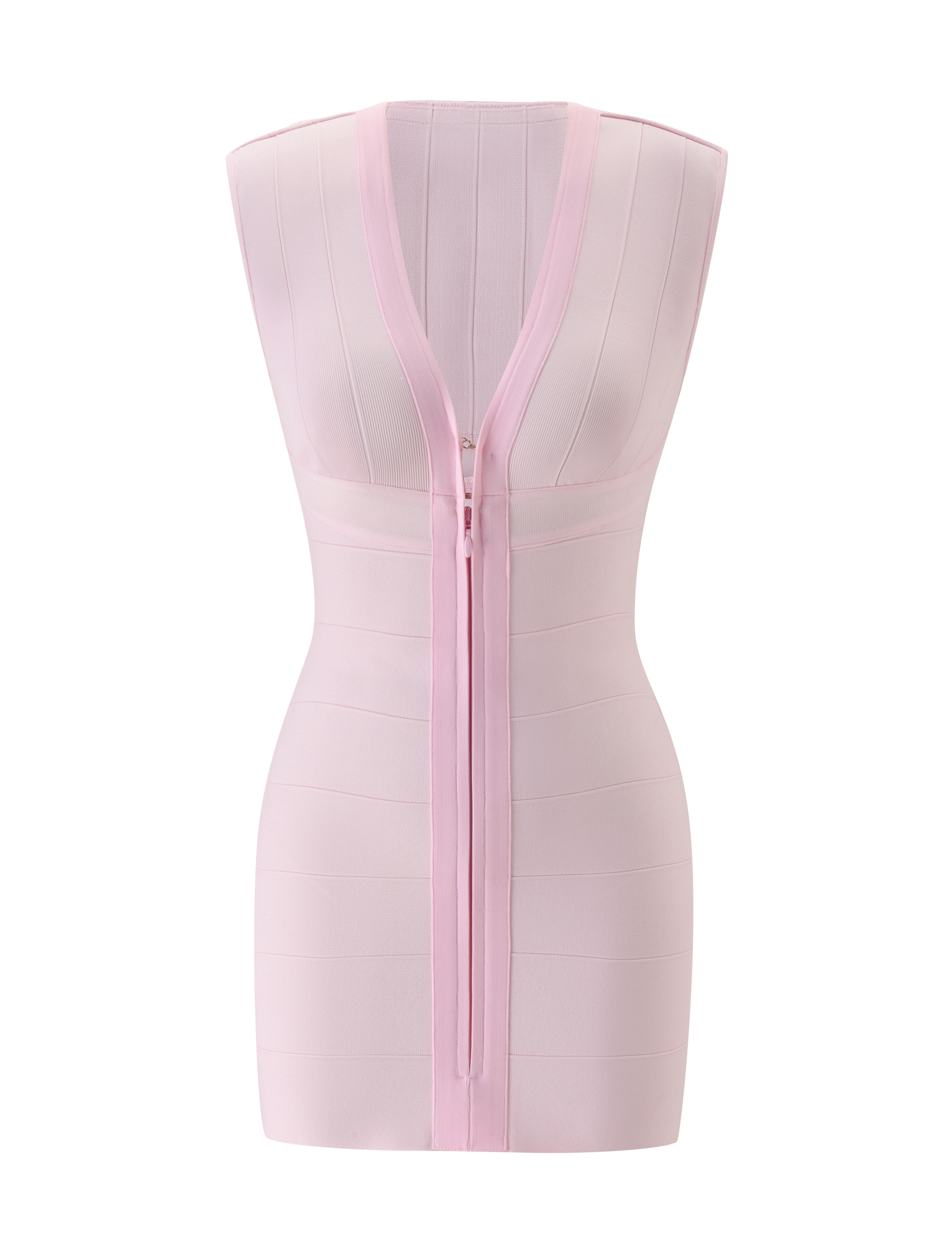 EMBER MINI BANDAGE DRESS - BABY PINK