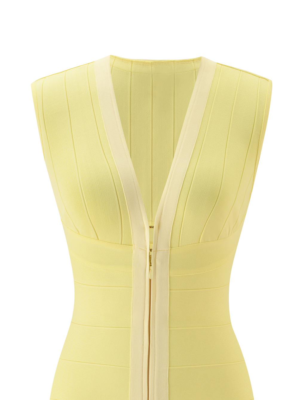 EMBER MINI BANDAGE DRESS - BUTTER YELLOW
