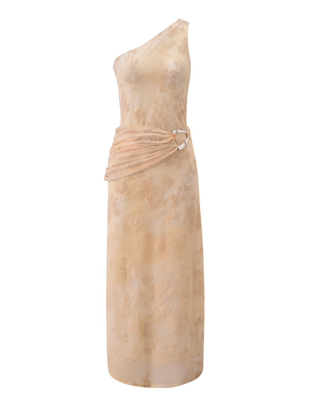CHARLYSE ONE SHOULDER MAXI DRESS - BUTTER YELLOW