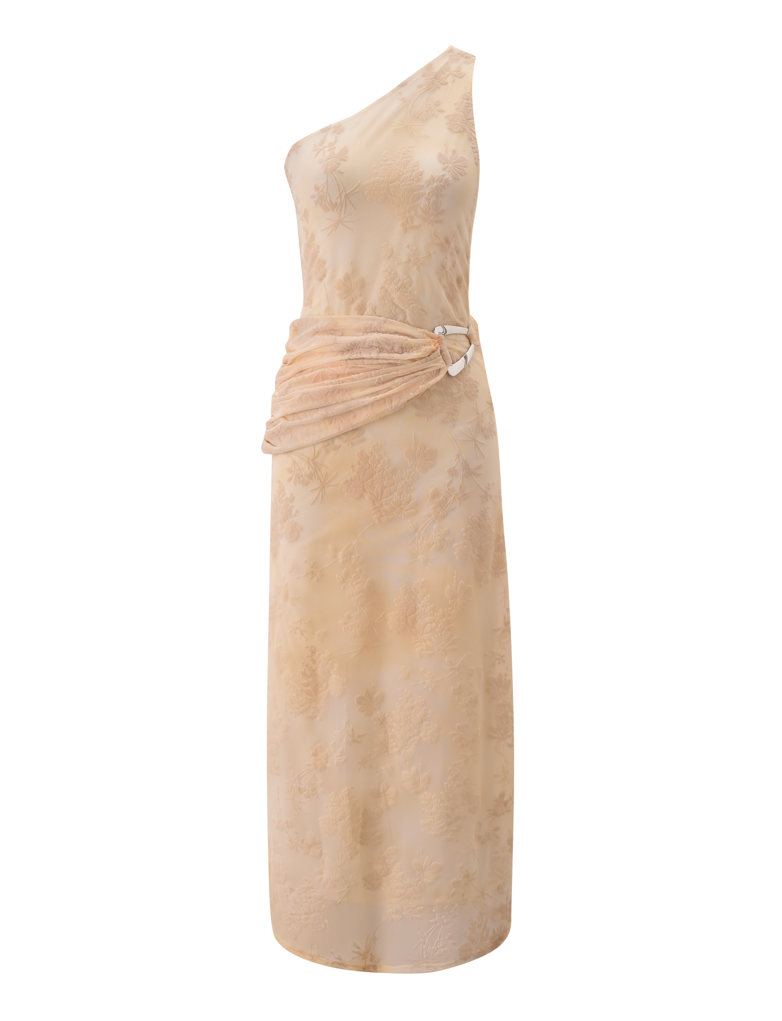 CHARLYSE ONE SHOULDER MAXI DRESS - BUTTER YELLOW