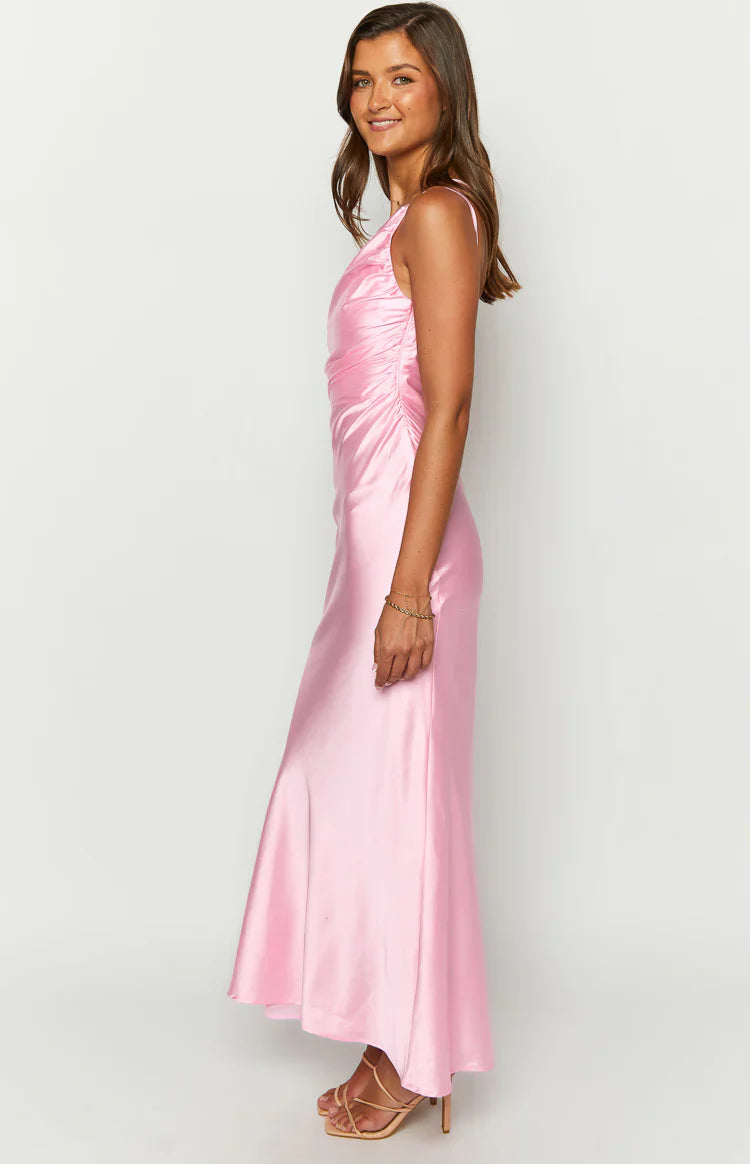 Tina Pink Formal Maxi Dress
