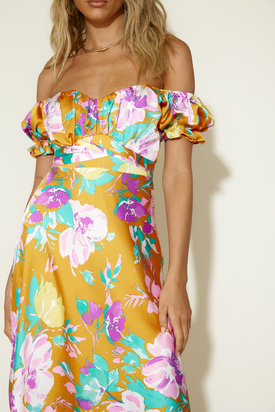 To be Mine Maxi Dress Orange