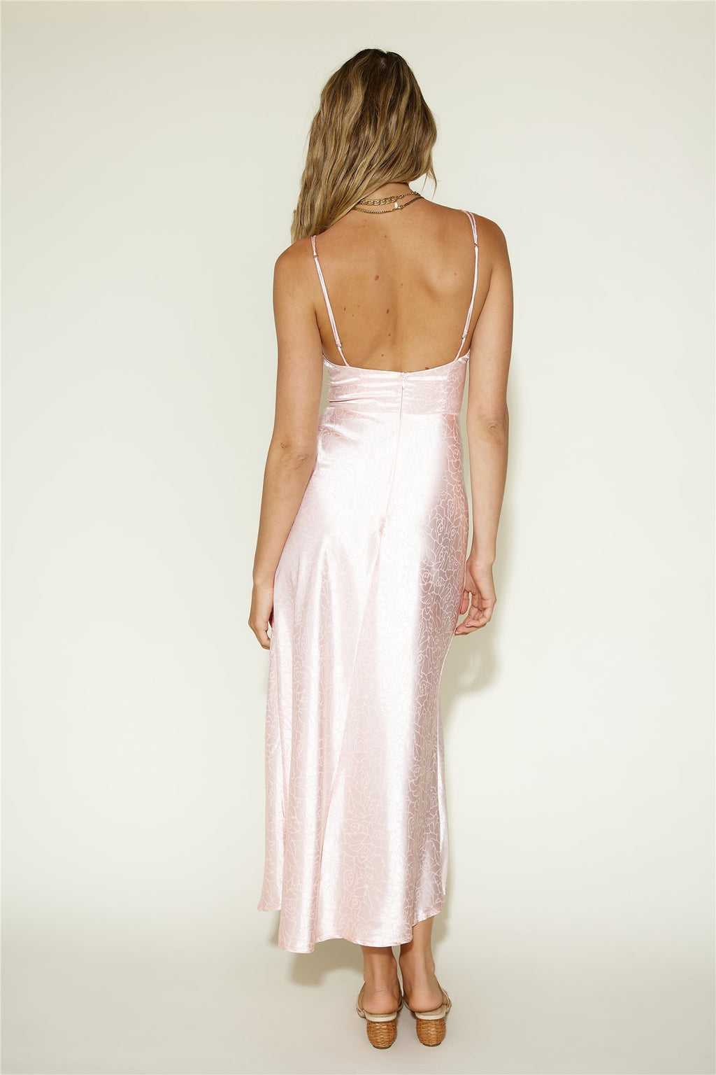 Rose Skies Maxi Dress Pink