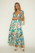 Afternoon Glow Maxi Dress Floral