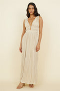 Jupiter Calling Maxi Dress Beige