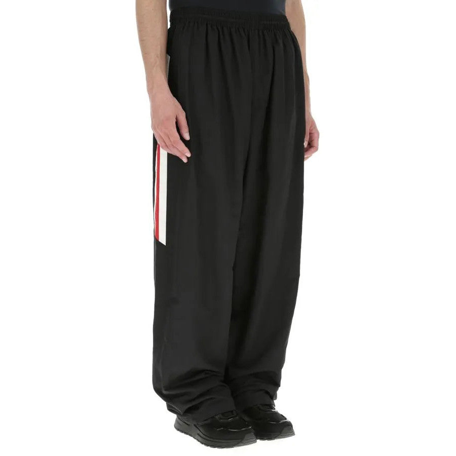 Balenciaga Men's Spring/Fall Fashion Casual Color Block Elastic Waist Side Pocket Zipper Relaxed Fit Sweatpants Pants #78984