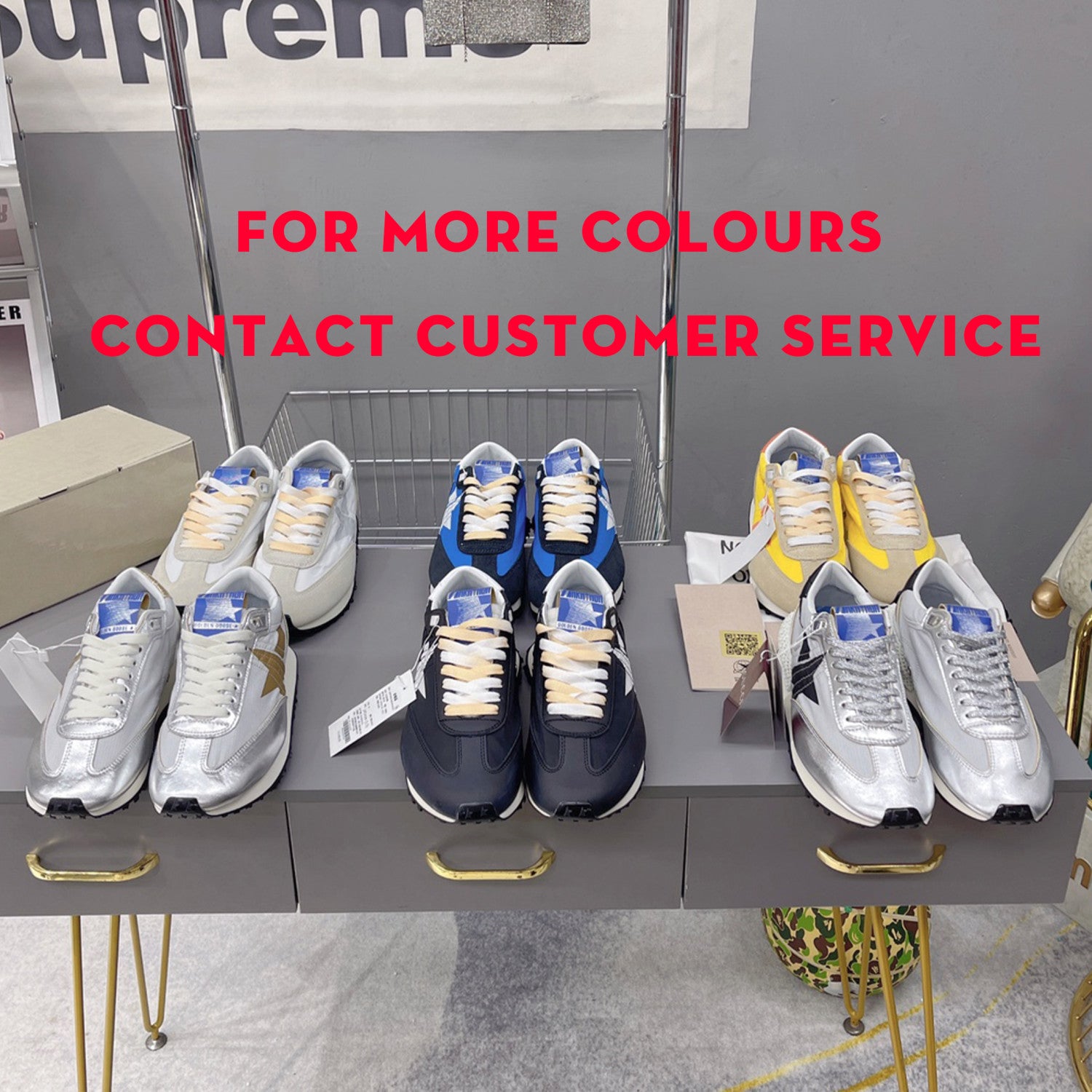 Golden Goose Marathon Vintage Athletics Women's Men's Sneakers Pentagram Thick Bottom Sports Casual Shoes Dirty Shoes Sneakers #81218