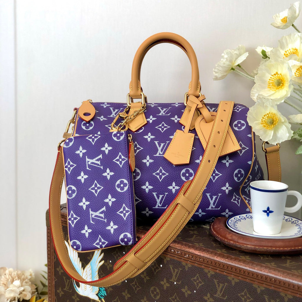 Louis Vuitton Women's Fashion Classic Grape Purple Logo Zipper Closure Leather Shoulder Bag Handbags In Small Medium And Large Sizes Crossbody Bag Bags #78655