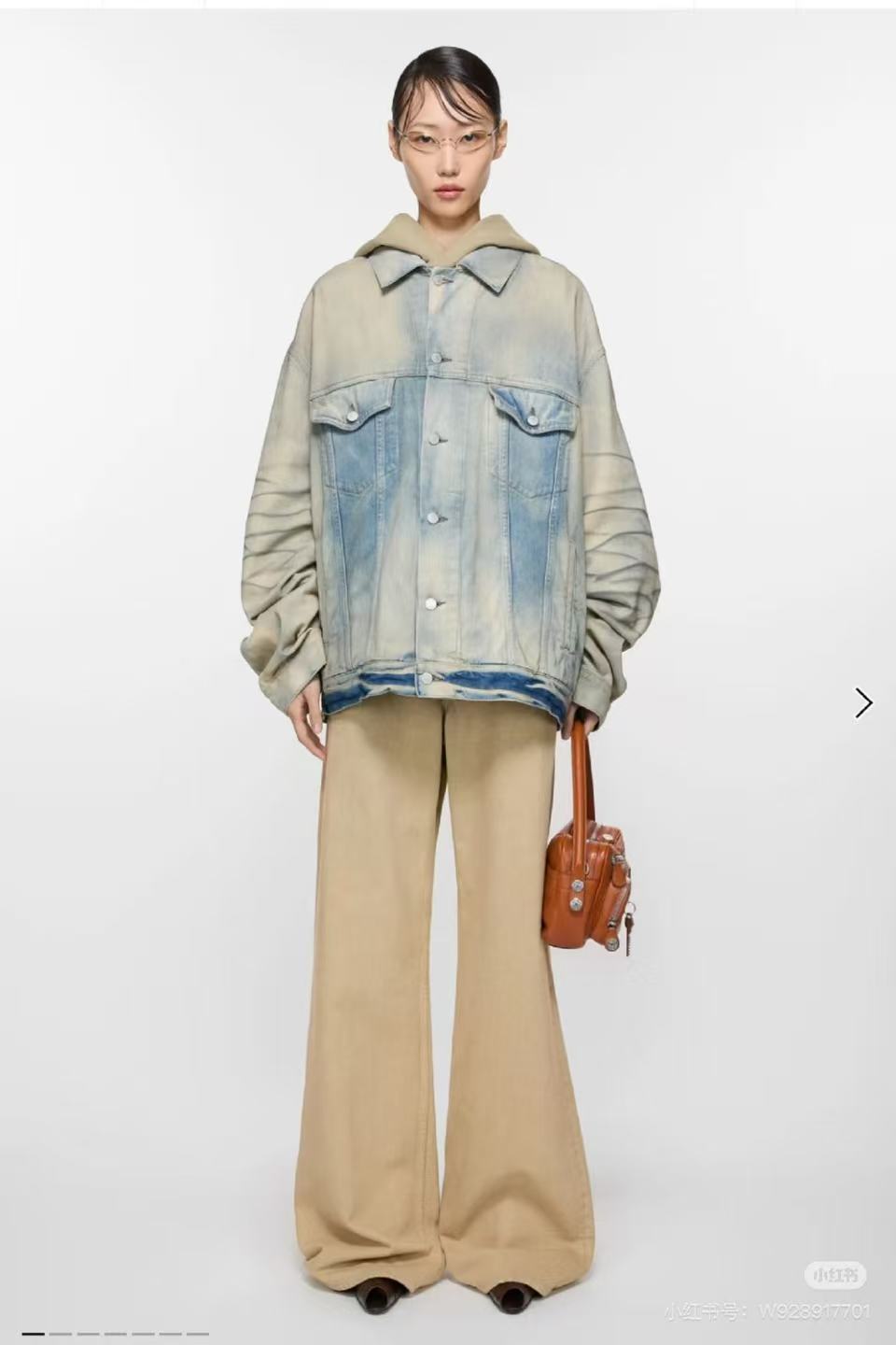 Acne Studios Men's Women's Fall And Winter Light Blue Dirty Vintage Washed Denim Jacket Fashion Casual Straight Jeans Pants Suit Set Ngvp #2652
