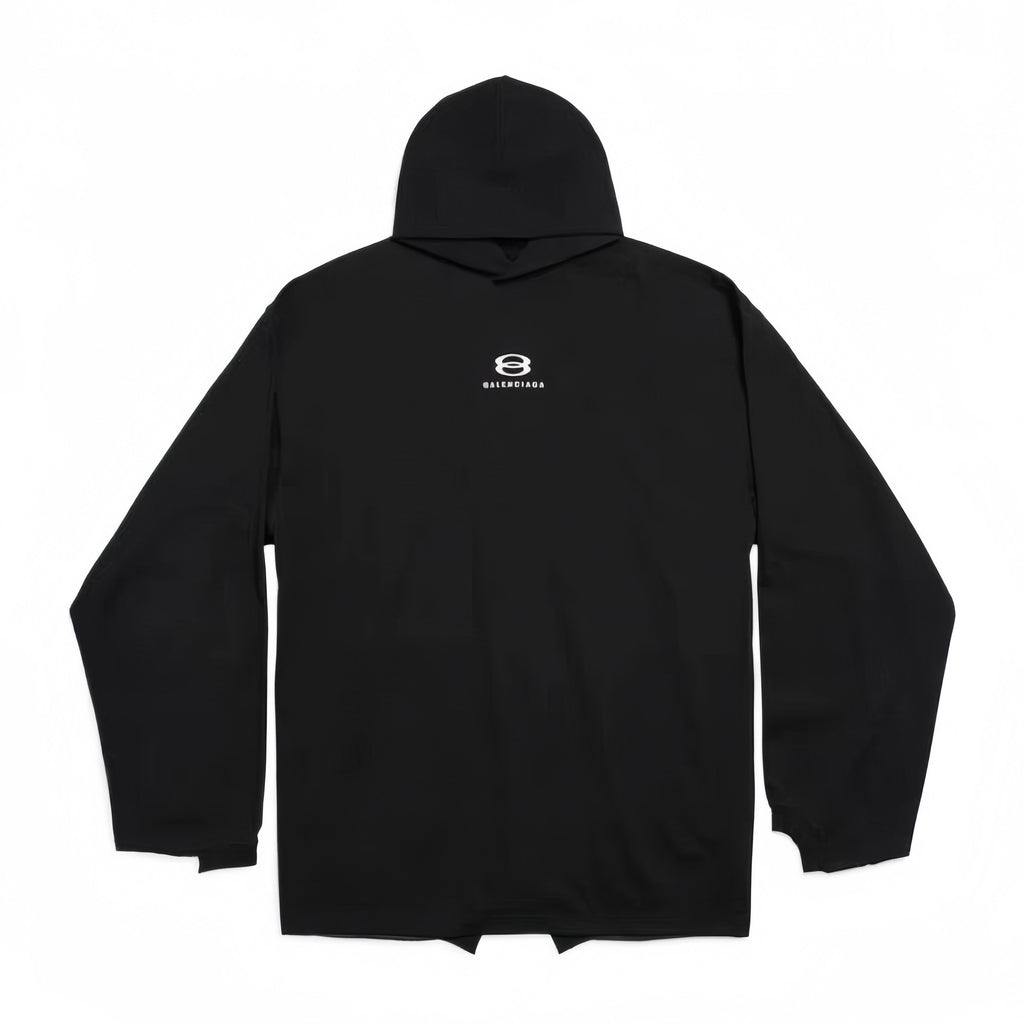 Balenciaga Men's and Women's Summer Embroidery Splicing Loose Fit Casual Long Sleeve Sweatshirt #97326