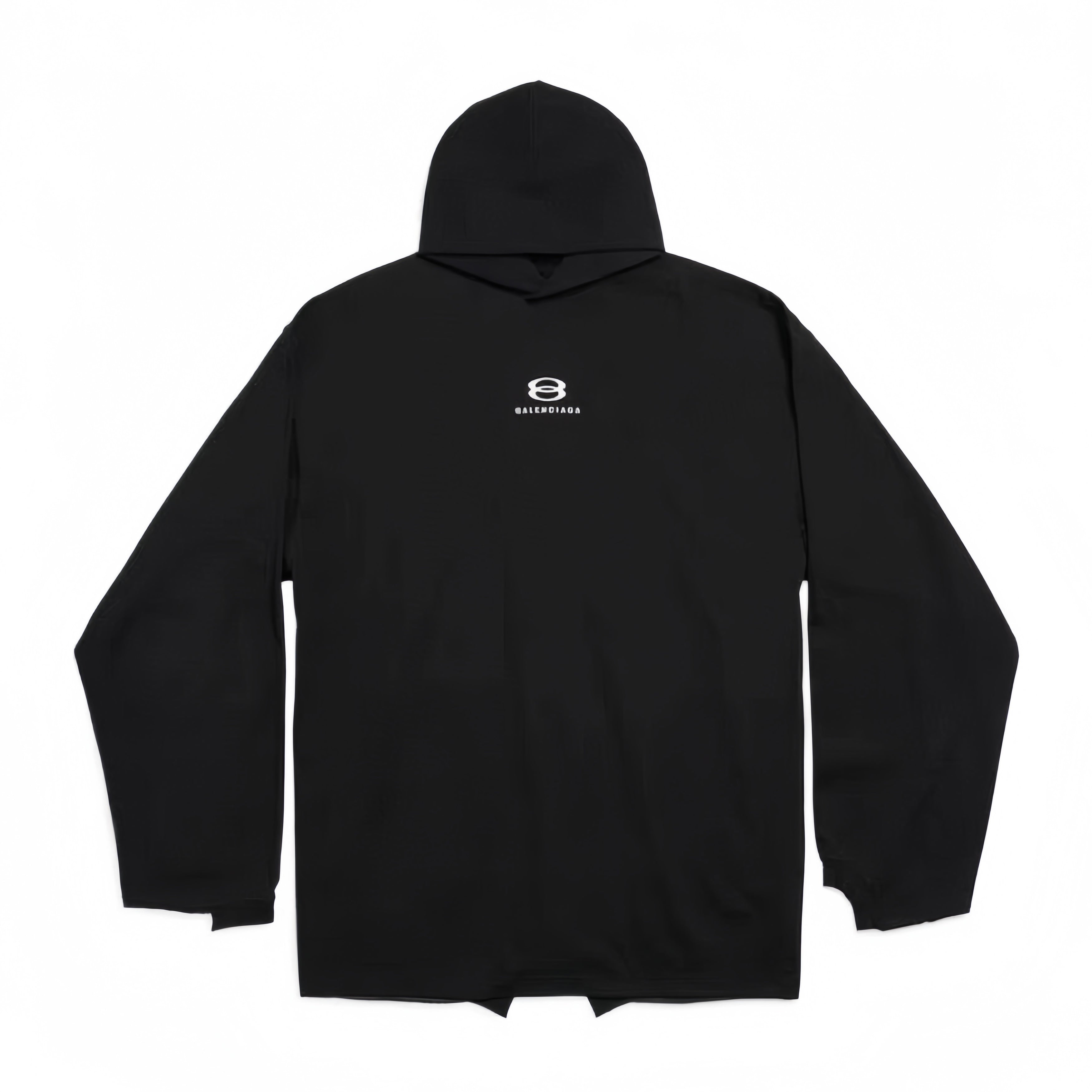 Balenciaga Men's and Women's Summer Embroidery Splicing Loose Fit Casual Long Sleeve Sweatshirt #97326