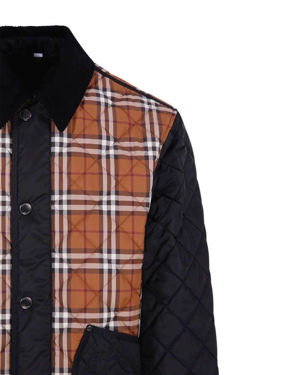 Burberry Men's And Women's Fall And Winter Color Blocking Plaid Print Single Breasted Loose Casual Long Sleeved Jacket #73144
