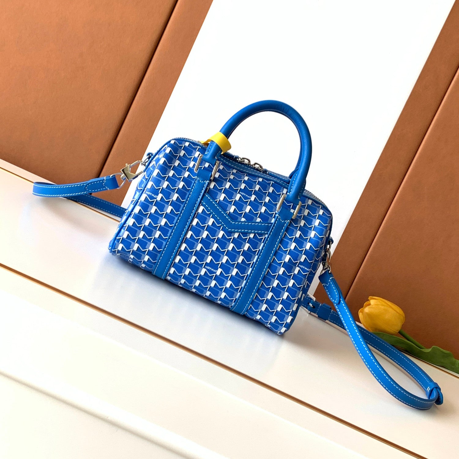 Moynat M Canvas Women's Fashion Classic M-Shaped Cut Adjustable Detachable Shoulder Strap Travel Bag Handbag Shoulder Bag Bags #78756