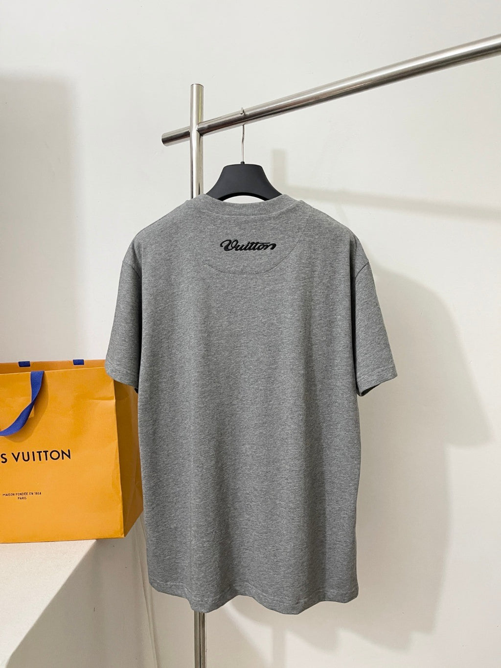 Louis Vuitton Men's Summer Fashion Casual Pattern Printed Embroidered Round Neck Short Sleeve T-Shirt #78313