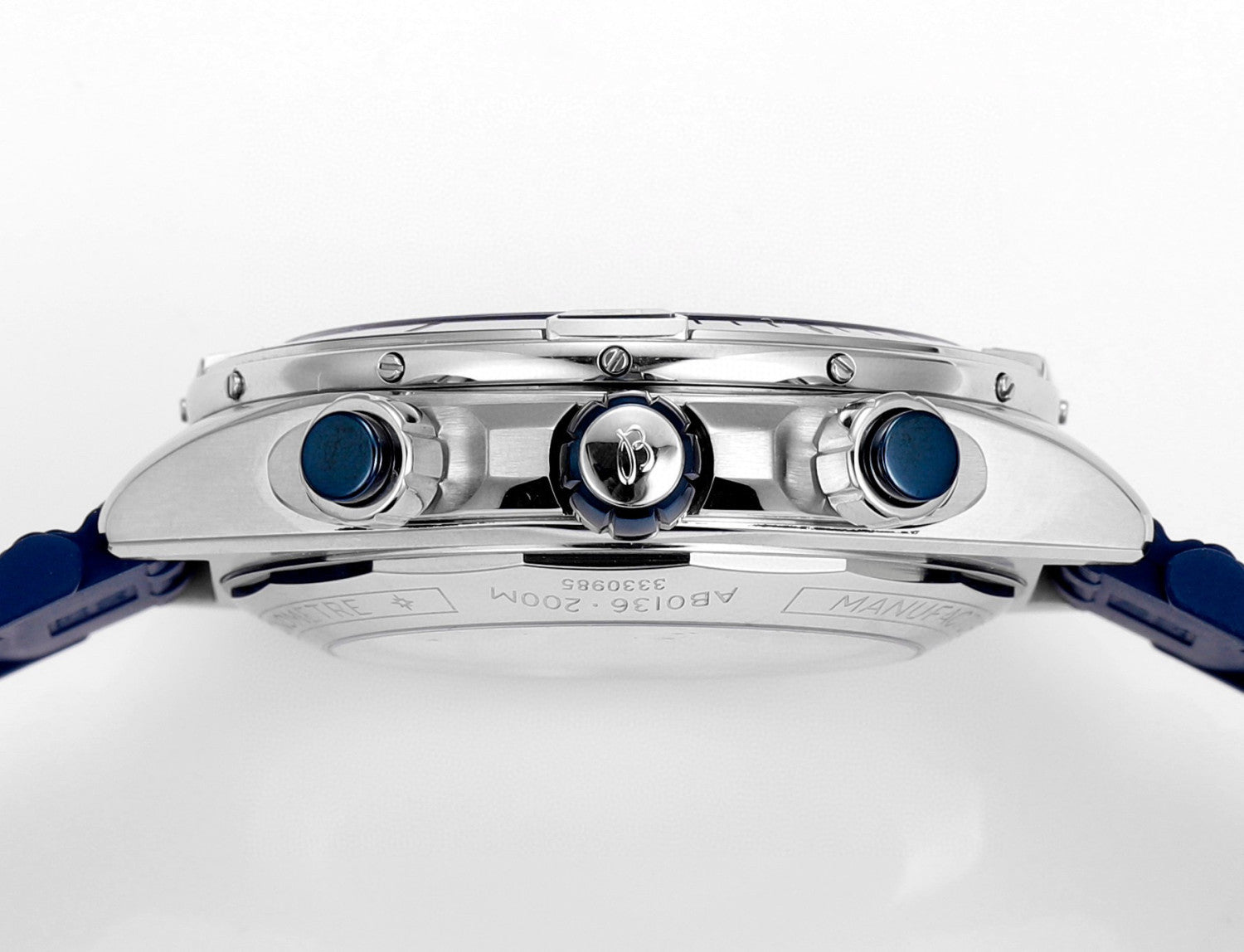 Breitling Silicone Bracelet Mechanical Watch #96675