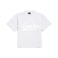 Balenciaga LUXURY SCRIPT Men's And Women's Summer Fashion Casual Crew Neck Pullover Vintage Plain Weave Knit Fabric Loose Fit Short Sleeve T-Shirt #79163