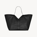 SAINT LAURENT Women's Fashion Classic Solid Color Leather Brand Logo Hook Closure Tote Bag Handbag Bags 839976-AAEB3-1000 #78415
