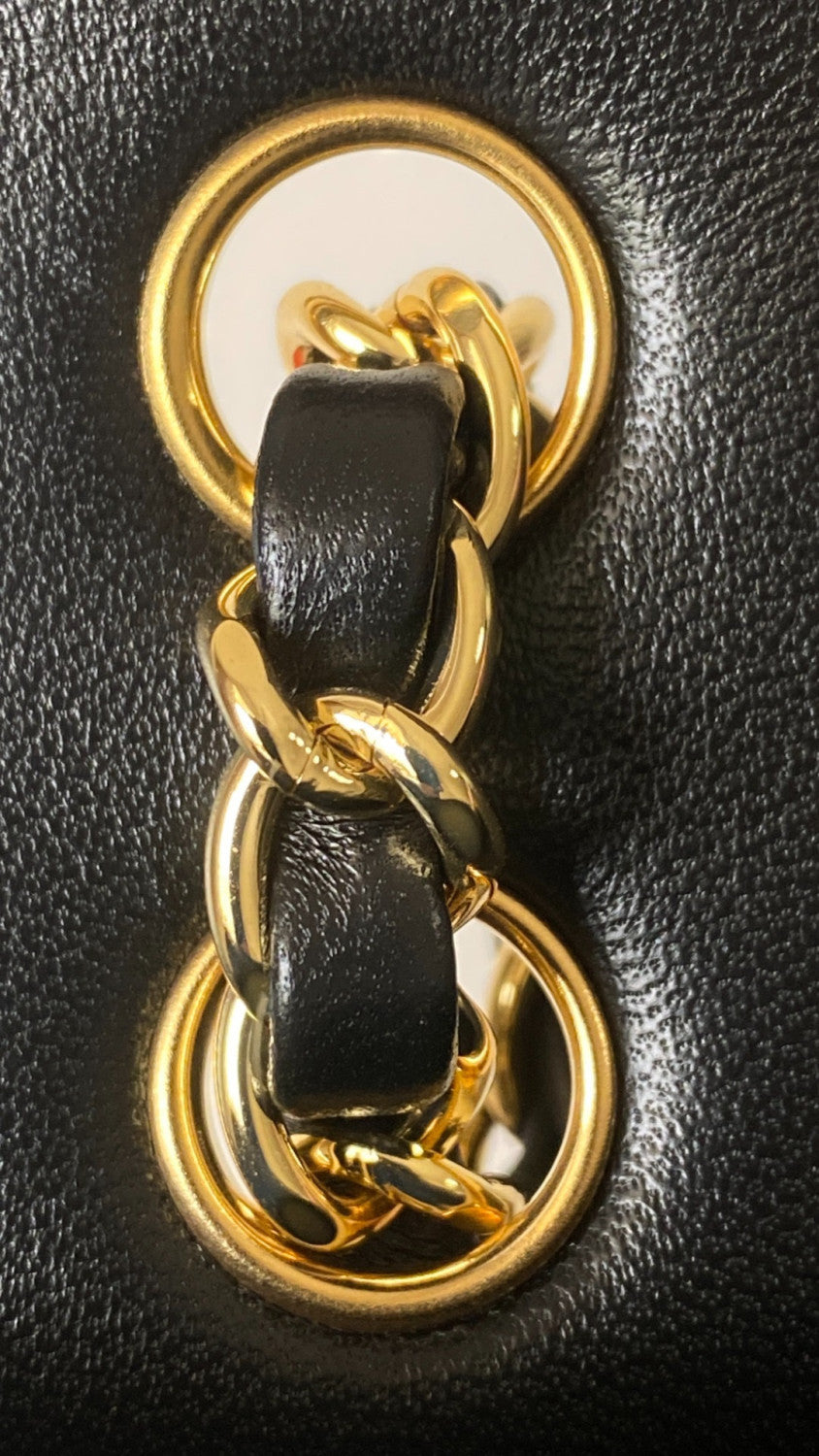 Chanel CF Women's Diamond Logo Sheepskin Shoulder Bag Medium #332608