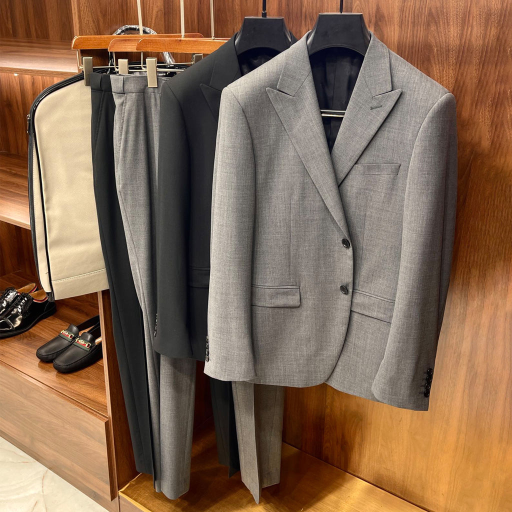Dior Men's Spring And Summer Fashion Gentleman Wool Suit Jacket Casual Temperament Pants Suit   Ngvp #8636