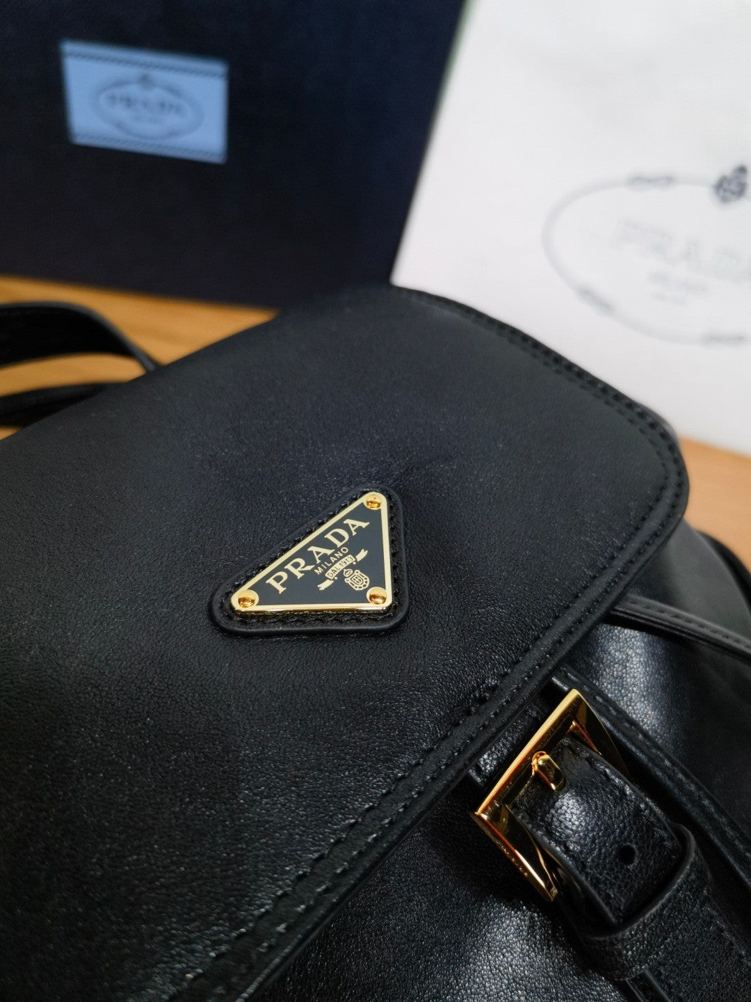 Prada Autumn/Winter 2025 Explore Collection Nappa Leather Backpack Shoulder Bag 1BZ080 Bags #82541A