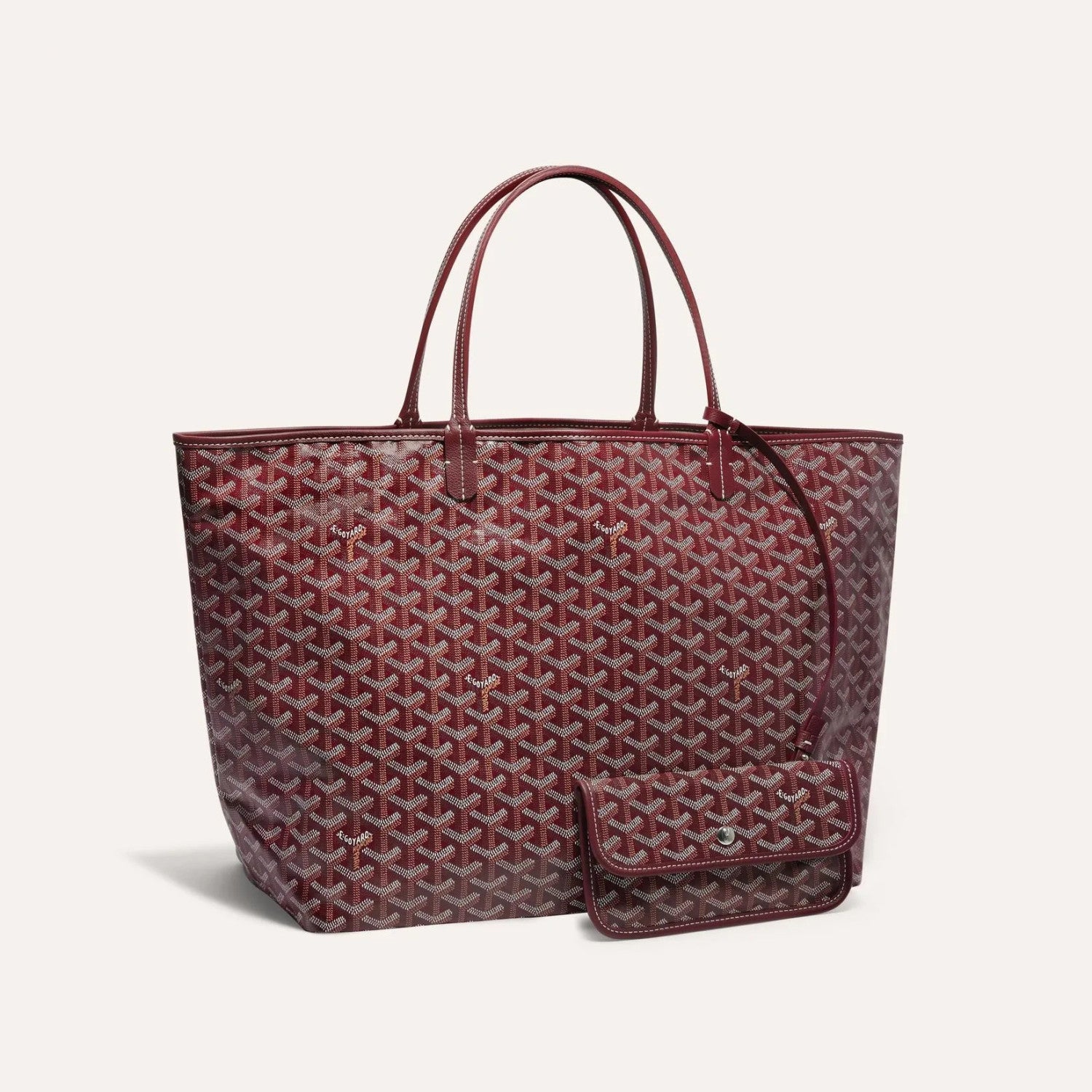 GOYARD Men's Women Saint Louis Handbag Y Full Print Casual Mother Bag Leather Shoulder Bag Tote Bags #77387