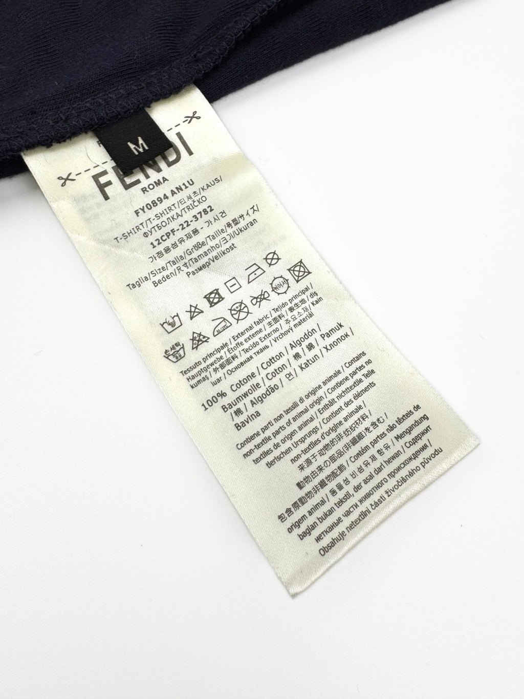 Fendi Men's Summer Solid Color FF Jacquard Printed Round Neck Short Sleeve T-Shirt Casual Lace-Up Shorts Suit Set #76573