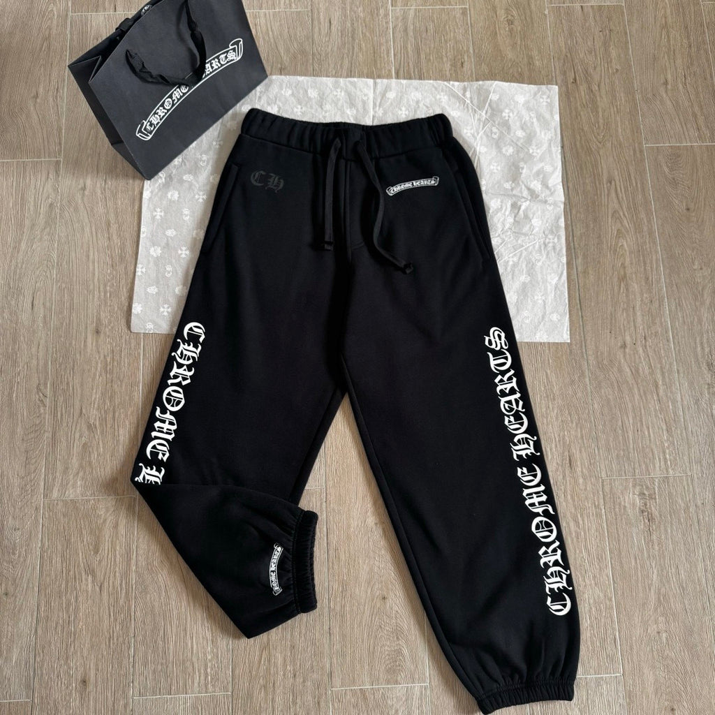 Chrome Hearts Sanskrit Letters on the Side Jacket Hooded Sweatshirt Pants #375726