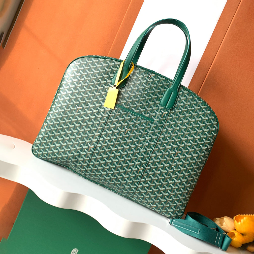 GOYARD Men's Women's Savile Row Clothes Bag Full Print Zipper Closure Handbag Solid Color Travel Bag Bags SAVIL2GMLTY01CL01P #77626