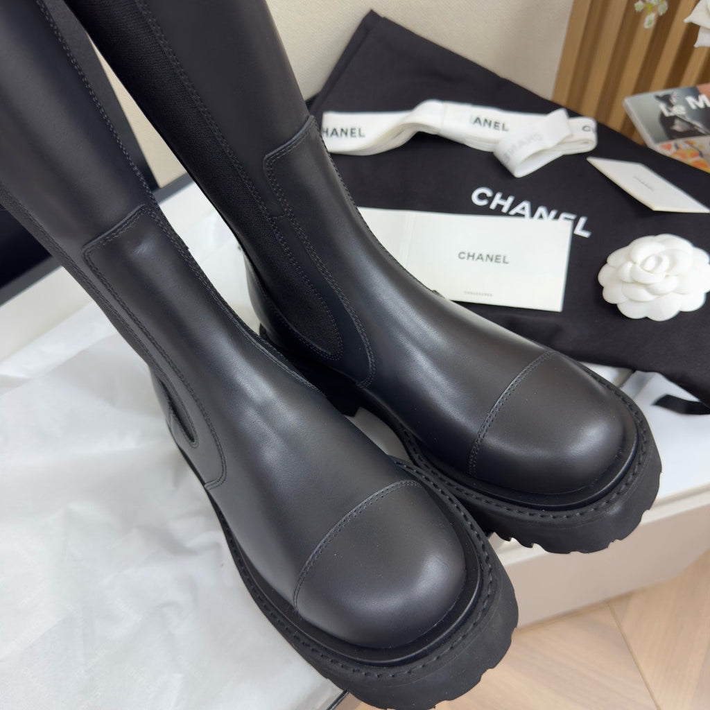 Chanel Thick Sole Knight Boots #385423