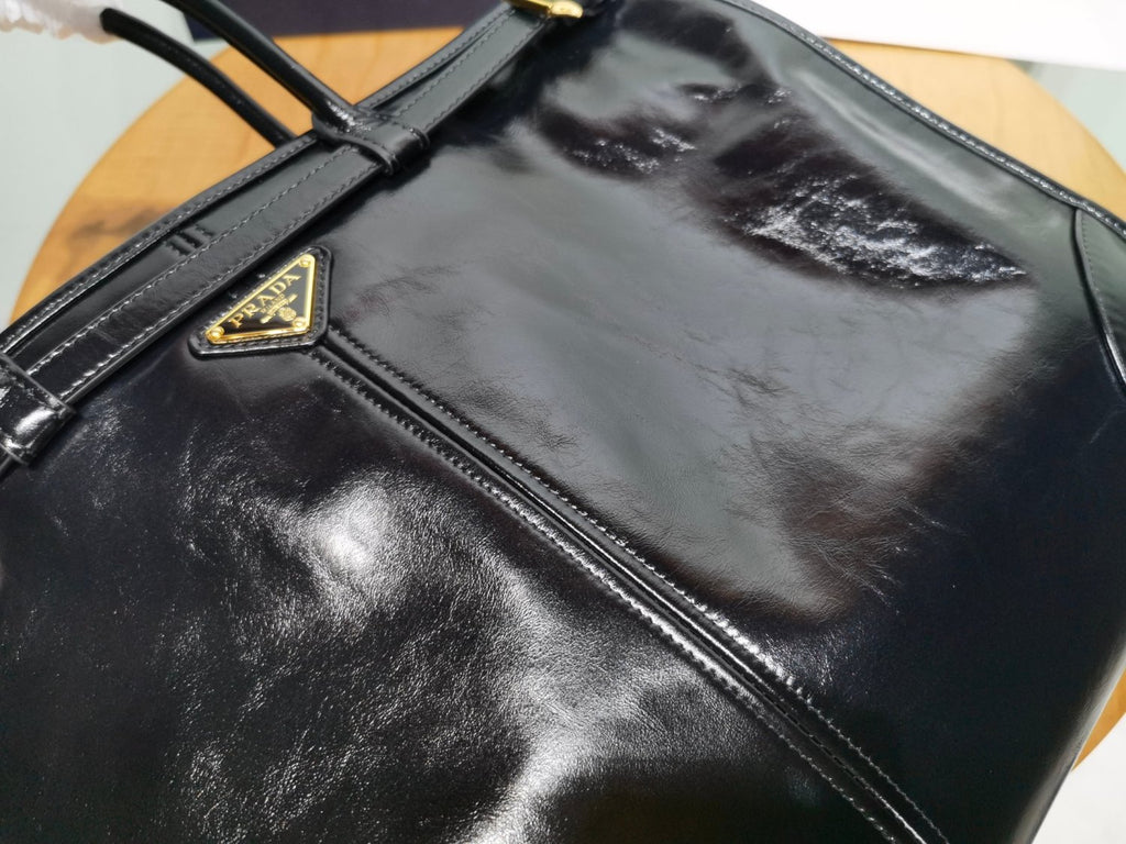 Prada Bonnie Soft Lux Women's Series Solid Color Oil-Waxed Leather Logo Handbag Casual Crossbody Bag Bags #77824