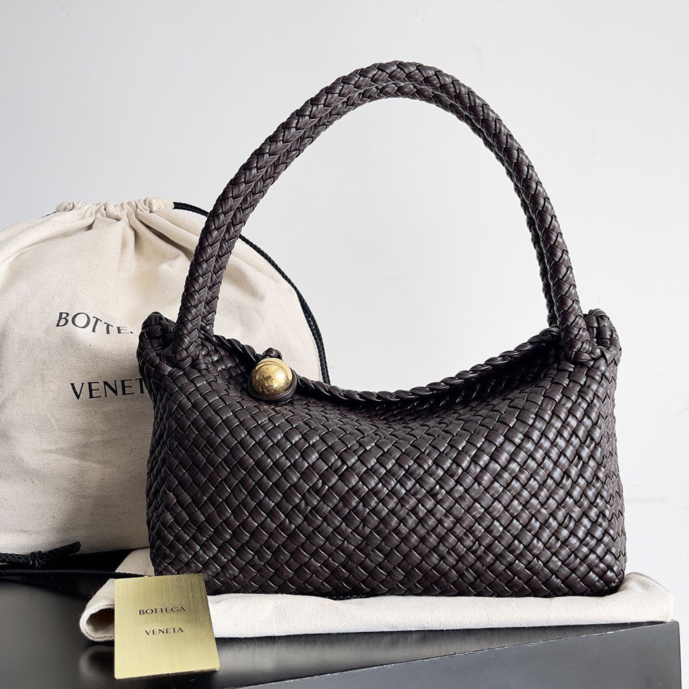 Bottega Veneta Tosca Shoulder Bag Intreccio-woven Leather Shoulder Bag Men's And Women's Sculptural Spherical Details A Classic Clutch Bags 716974V2EZ01019 #195277