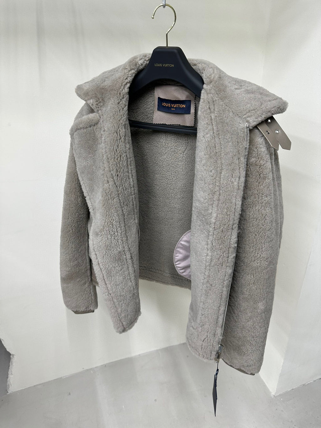 Louis Vuitton Removable Fur Leather Jacket Ngvp #5666