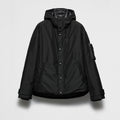 Prada Men's Fall/winter Fashion Casual Solid Color Hooded Zipper Single Button Windproof Down Jacket #79565