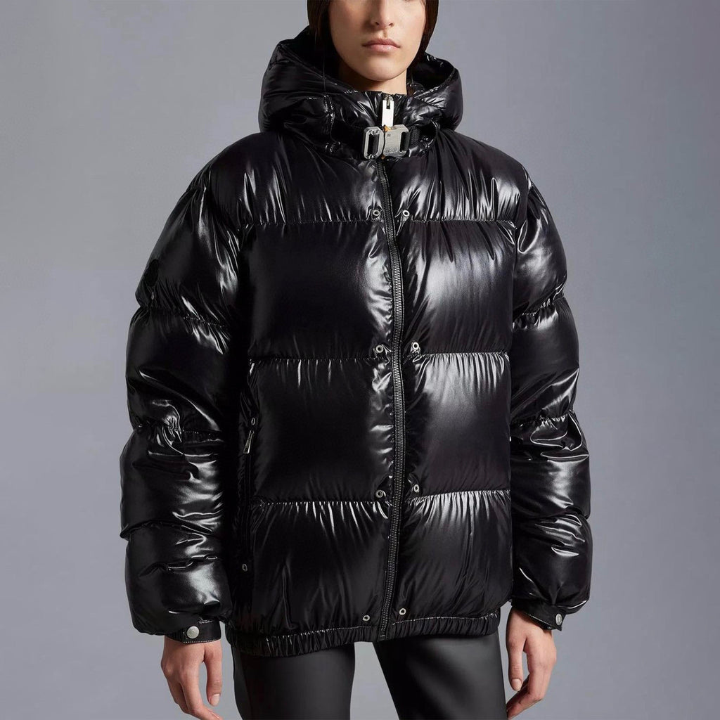 Moncler GENIUS x 1017 ALYX 9SN Short Black Hooded Puffer Jacket Ngvp #6718