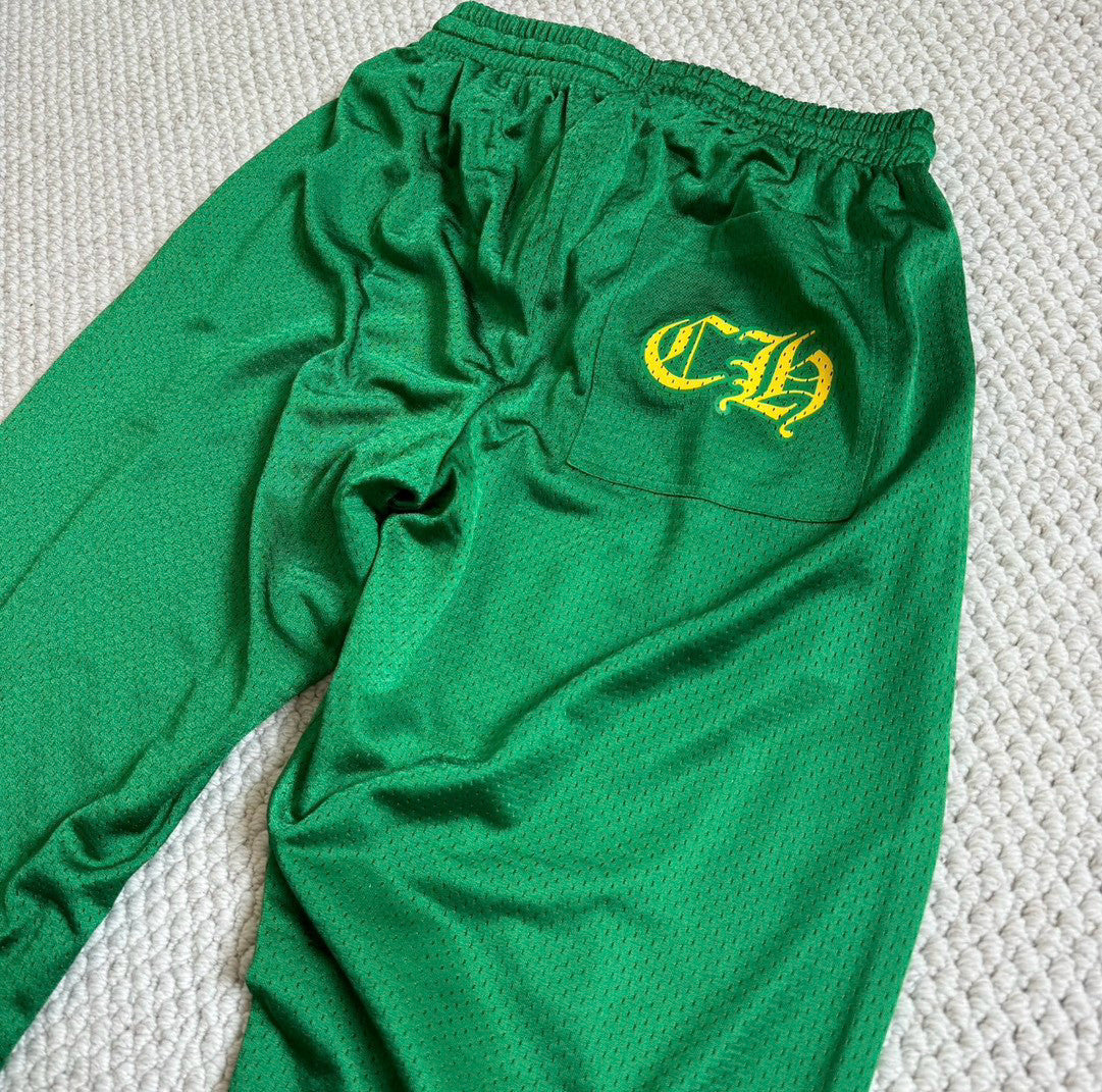 Chrome Hearts Men's Spring and Autumn Printed Stretch Drawstring Loose Fit Sweatpants Pants Shorts #99425