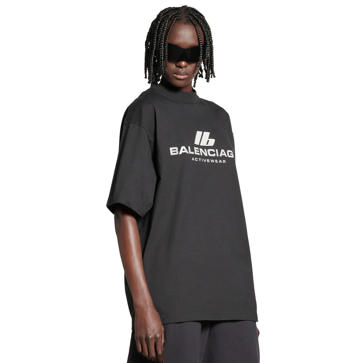 Balenciaga Men's and Women's Summer Solid Color Letter Printed Round Neck Cotton Short Sleeve T-Shirt #99688
