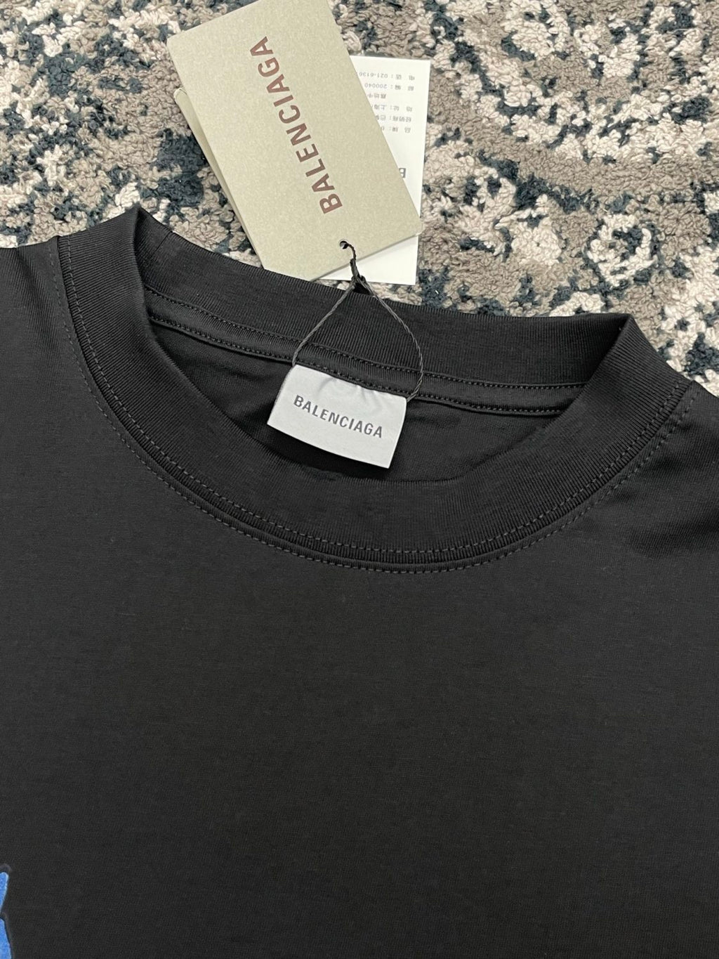 Balenciaga Paris thunderstorm oversized T-shirt #378114