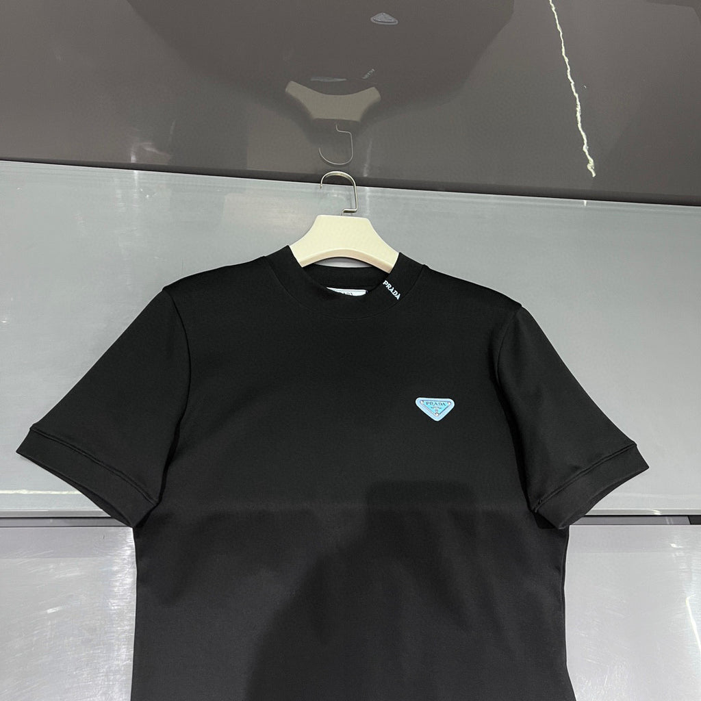 Prada Cotton round neck short sleeve T-shirt #96677