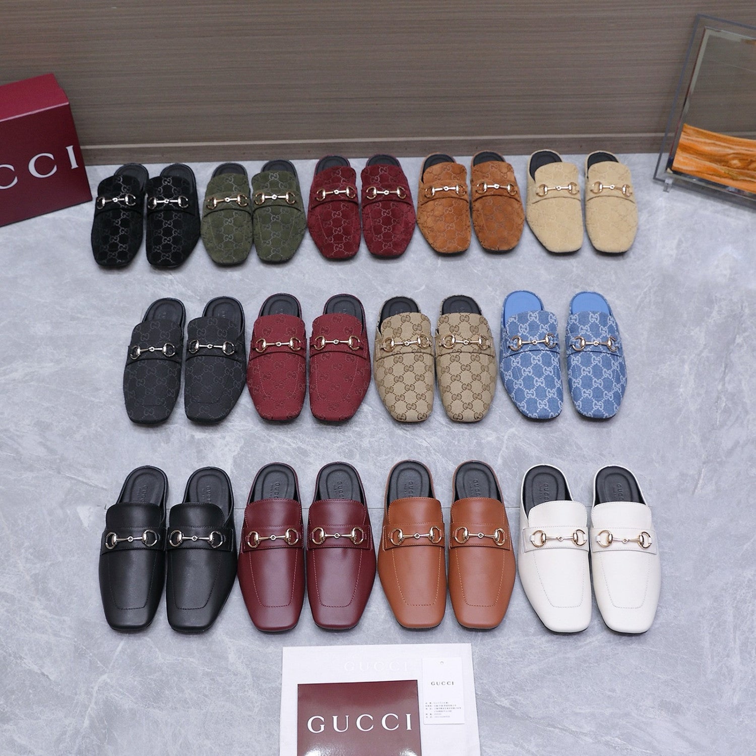 Gucci Flat Loafers Slippers #388039