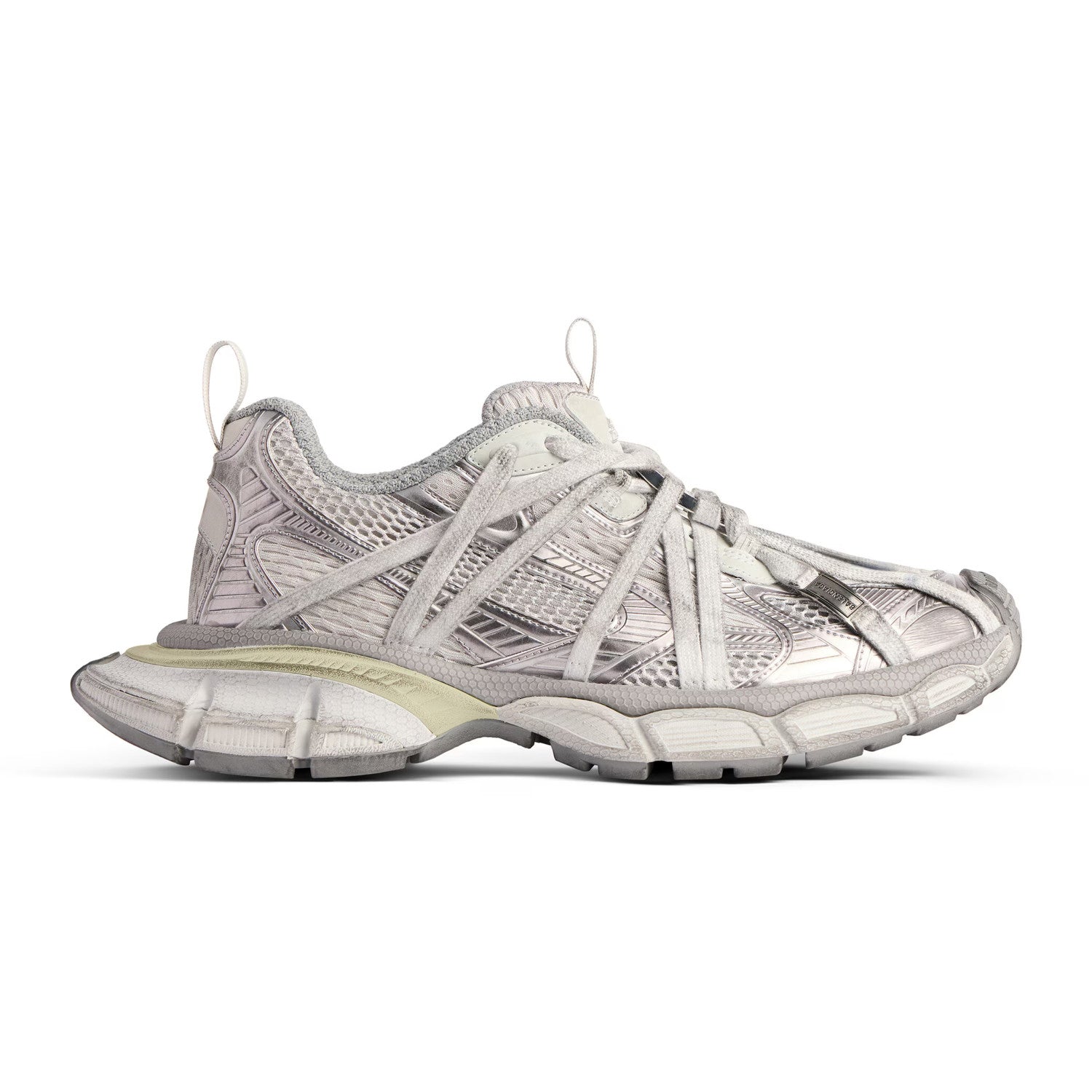 Balenciaga Men's Women's 3xl Extreme Laces B Sneaker Four Seasons Colorblocking Round Toe Tie Low Retro Retro Pop Shoes #81319