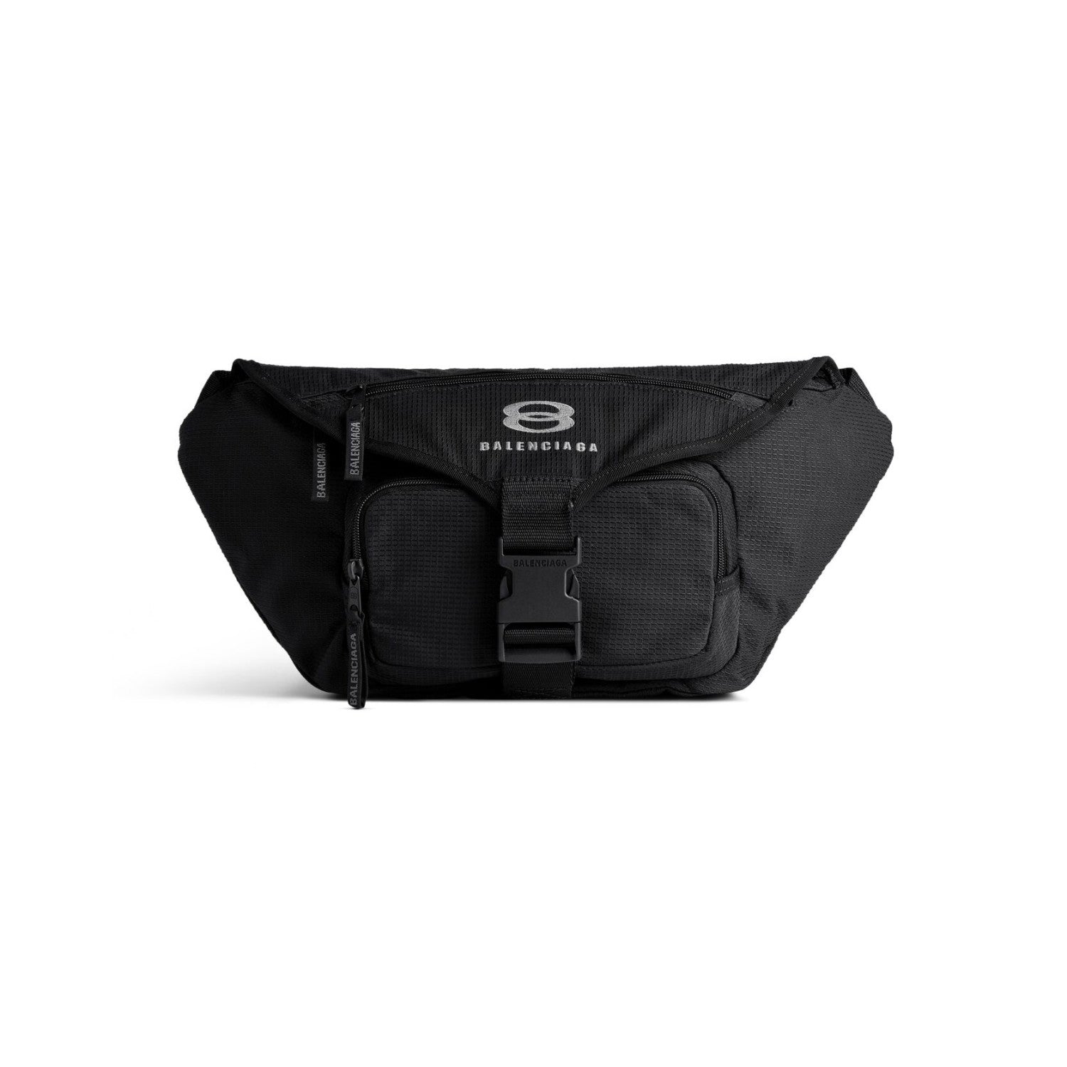 Balenciaga UNITY Men's and Women's Fashion Casual Solid Color Zipper Nylon Waist Bag Crossbody Bag Shoulder Bag Bags #78691