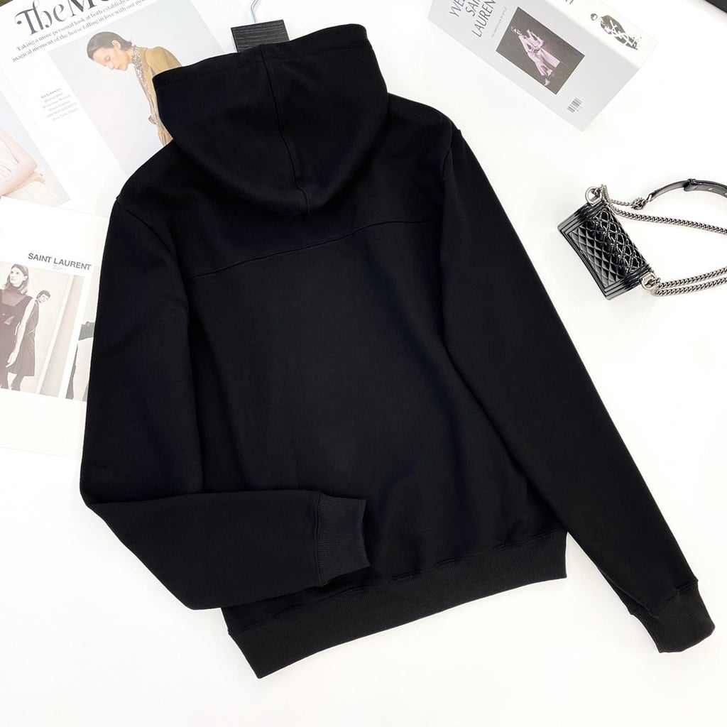 Saint Laurent Men's and Women's  50s Signature Hoodie #333515
