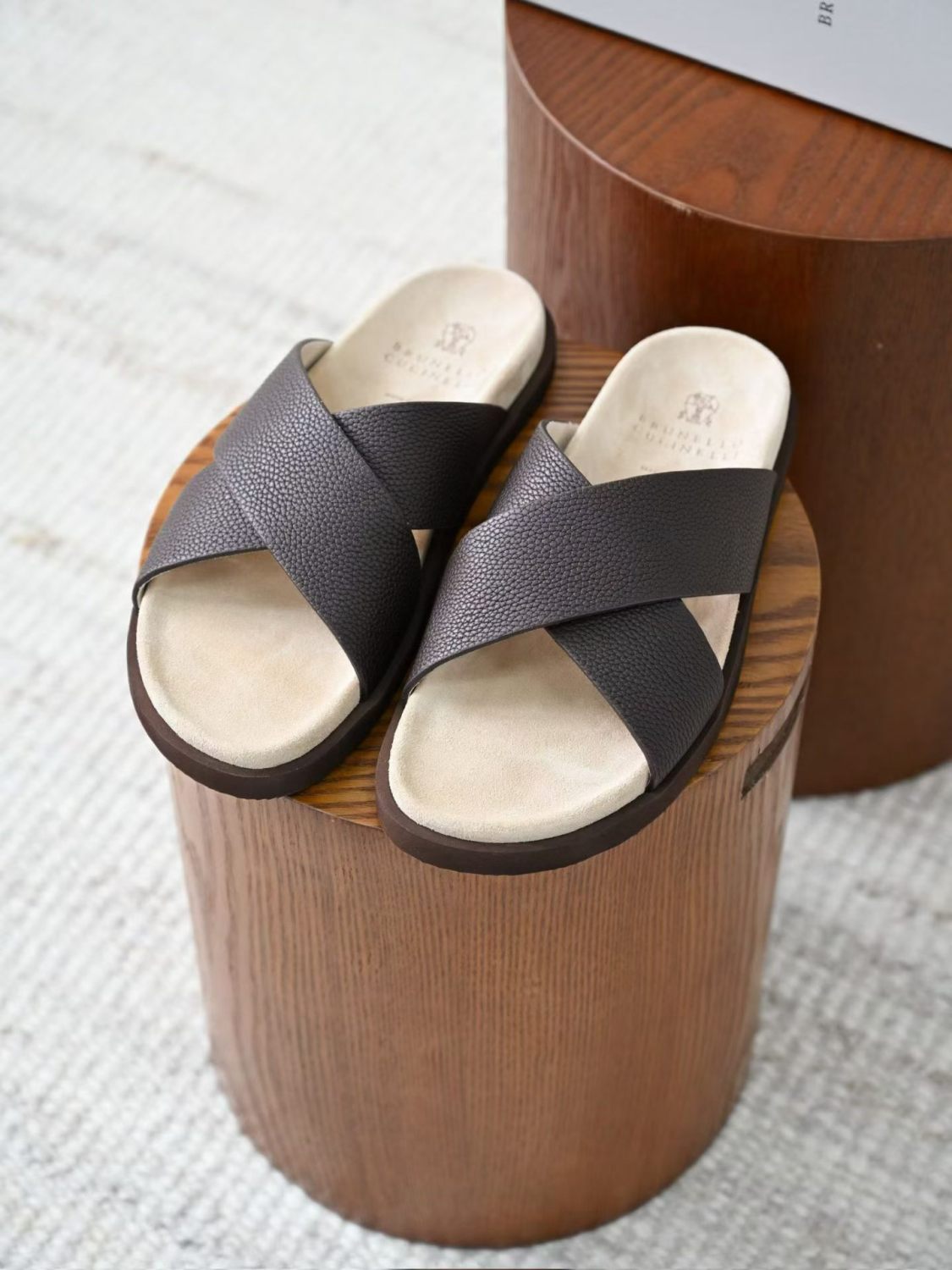 Brunello Cucinelli Leather Sandals #378896