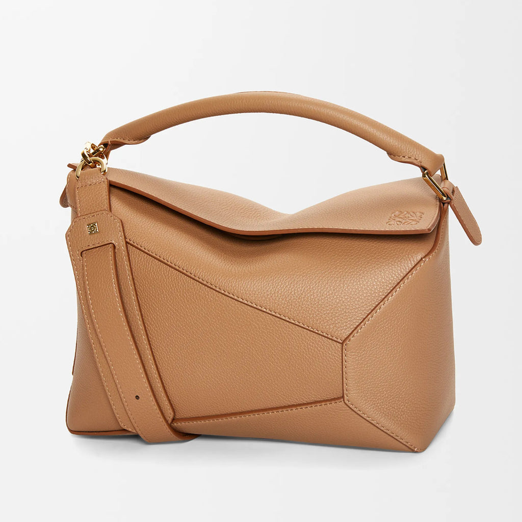 Loewe Women's Medium Grained Cowhide Puzzle Handbag Solid Color Patchwork Crossbody Bags Bag 0010896454 #76833