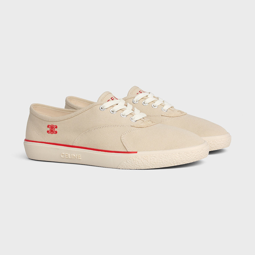 CELINE ALAN SNEAKER IN CANVAS AND SUEDE CALFSKIN #386821