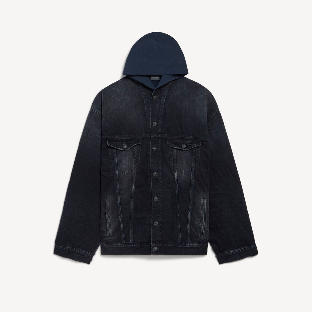 Balenciaga Men Hybrid Hooded Jacket #335498