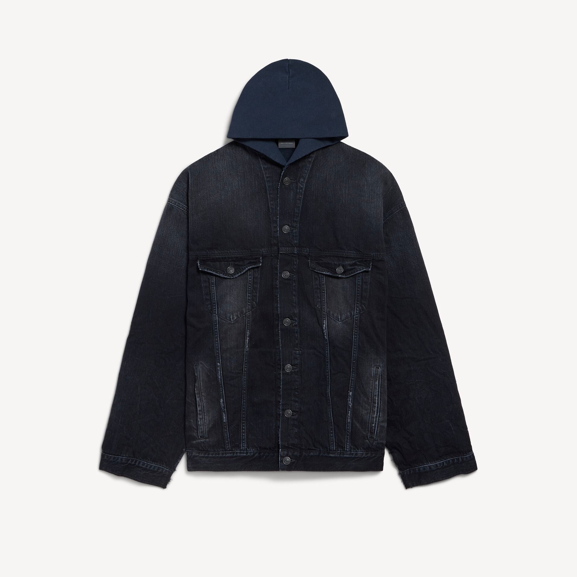 Balenciaga Men Hybrid Hooded Jacket #335498